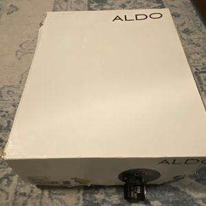 Blue high heels booties